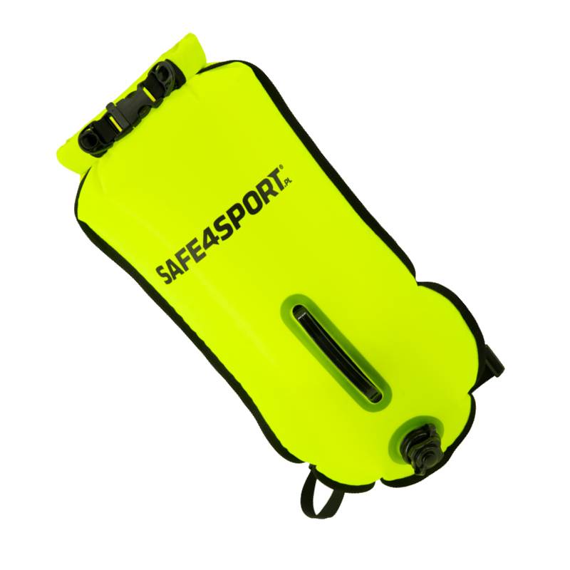 Bojka asekuracyjna MasterSwimmer Neon Green 28L...