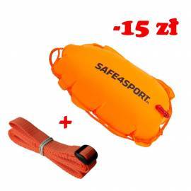 Set 5 ClasicSwimmer safety buoy and long tow rope