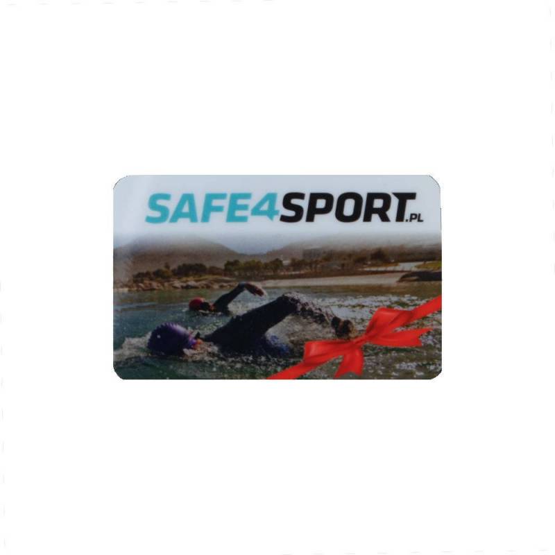 SAFE4SPORT GIFT CARD WITH VALUES OF 100 PLN