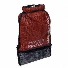 Backpack waterproof mesh bag red