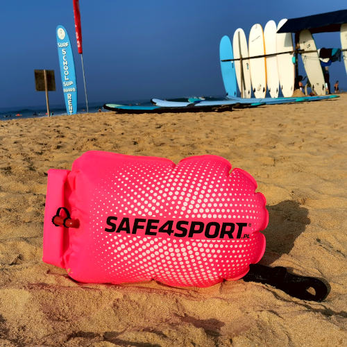 różowa bojka do pływania safe4sport perfectswimmer+ pink