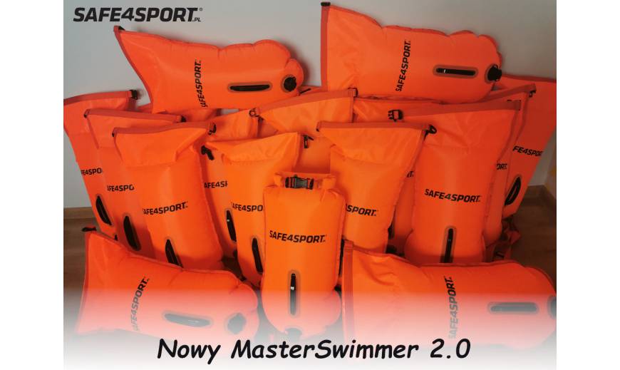Bojka asekuracyjna MasterSwimmer - najnowsza jeszcze mocniejsza wersja